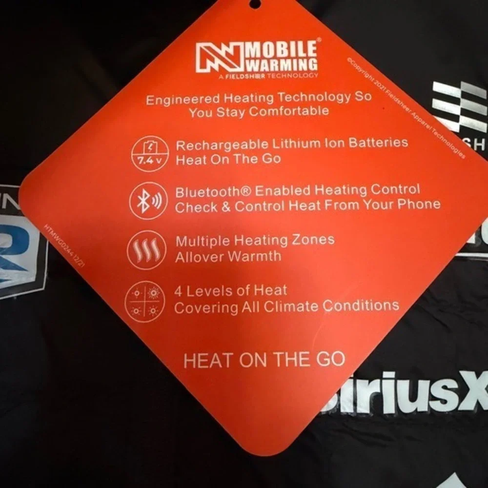 Fieldsheer Mobile Warming Heated Vest Honda‎ Car Racing MSR Black TechWear M NWT